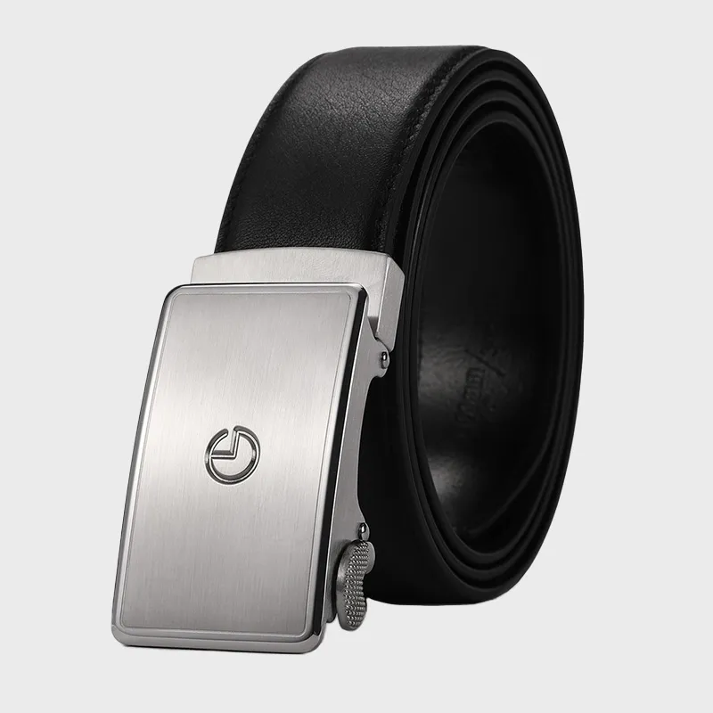 GOLDLION Top Grain Cow Leather Belts Men's Width 3.5cm-20
