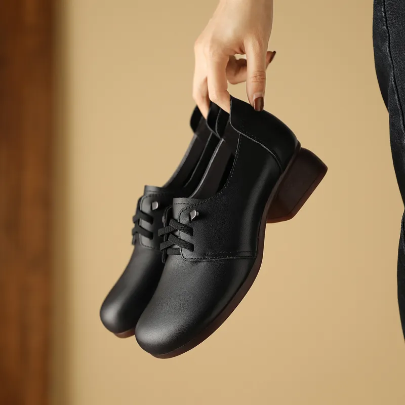 BOSSSUNWEN Women's Casual Shoes 3.5cm Women's Black-9