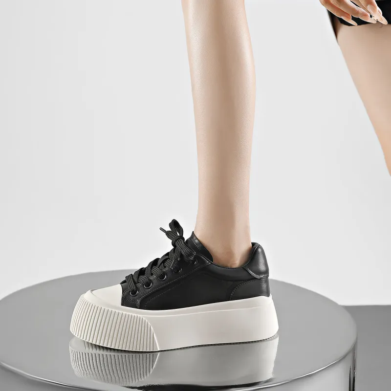 BOSSSUNWEN Slip Resistant Low Top Skateboard Shoes Women's-18