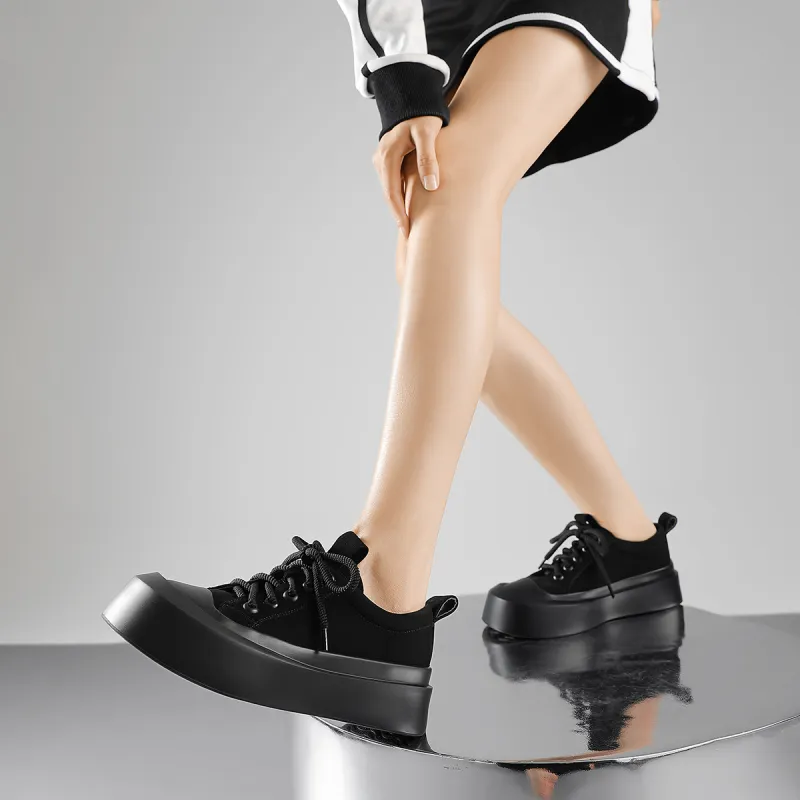 BOSSSUNWEN Low Top Skateboard Shoes Women's-6