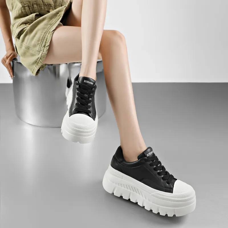 BOSSSUNWEN Low-Top Skateboard Shoes Women's-15