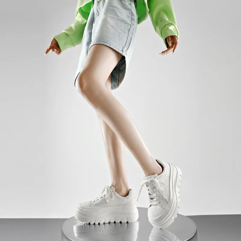 BOSSSUNWEN Low-Top Skateboard Shoes Women's-8