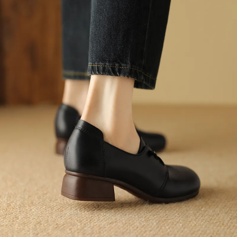 BOSSSUNWEN Women's Casual Shoes 3.5cm Women's Black-7