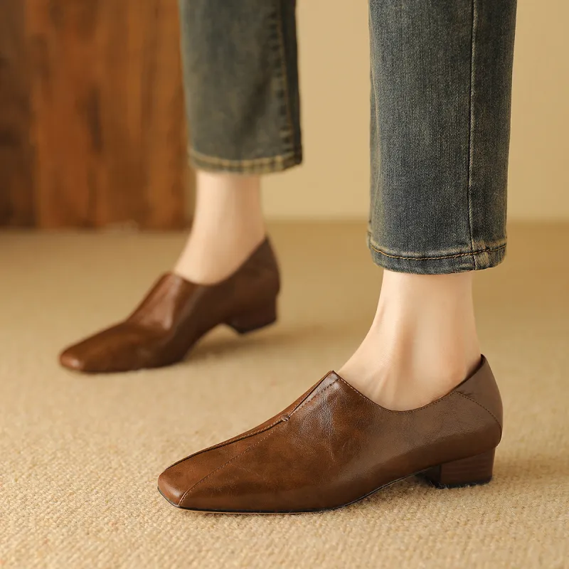 BOSSSUNWEN Loafers Women's Black, Brown-15