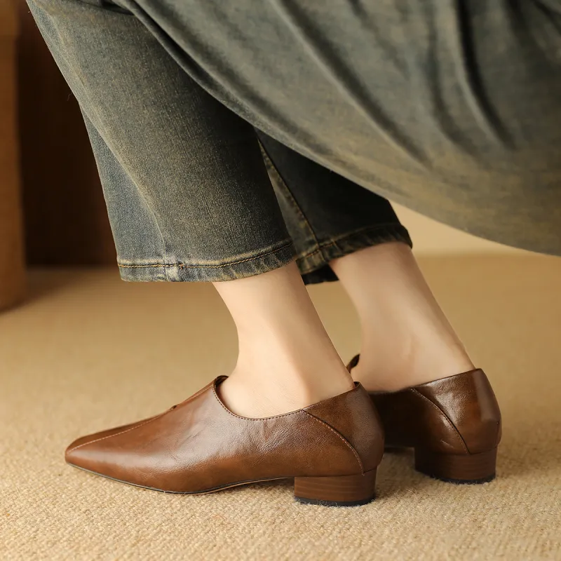 BOSSSUNWEN Loafers Women's Black, Brown-17