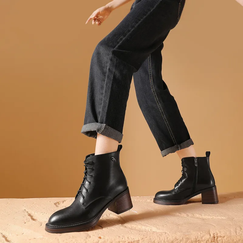 BOSSSUNWEN Martin Boot 6cm Women's Black-6