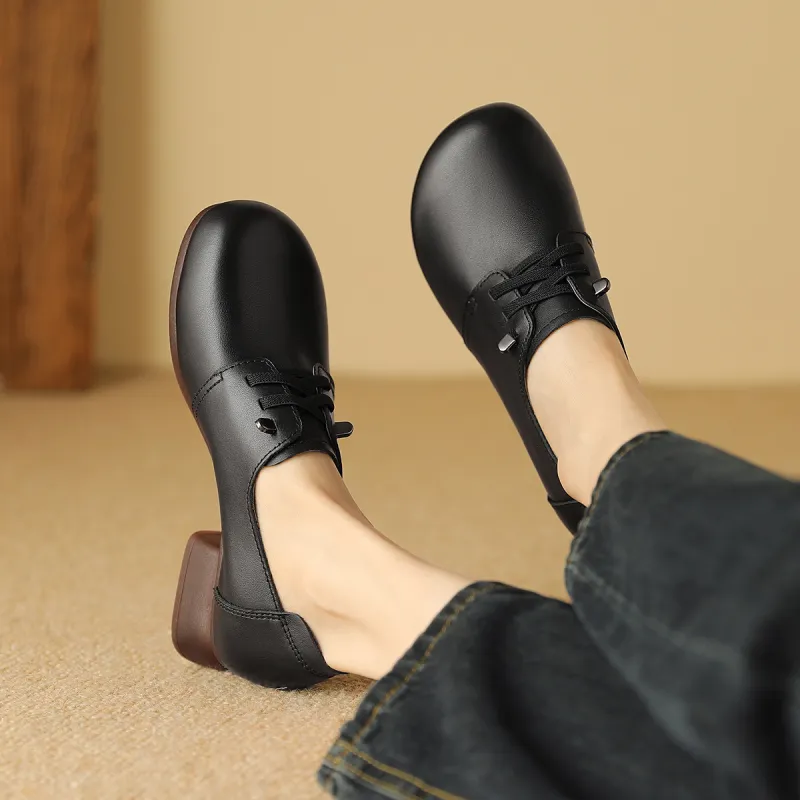 BOSSSUNWEN Women's Casual Shoes 3.5cm Women's Black-8