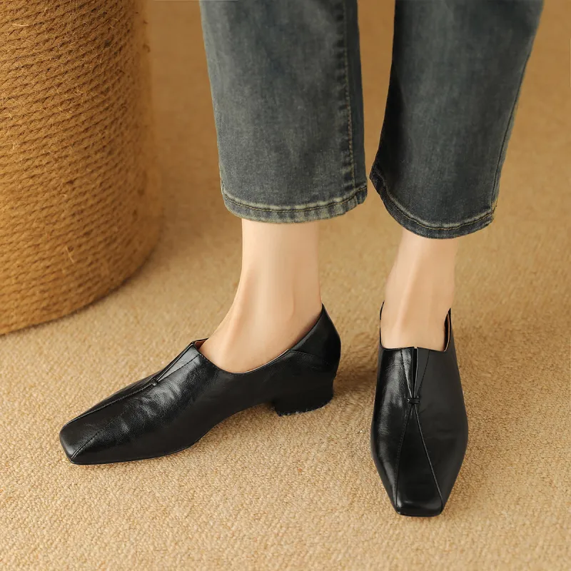 BOSSSUNWEN Loafers Women's Black, Brown-6