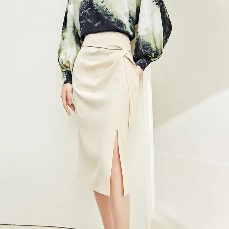 SENTUBILA Casual Long Skirts Women's-11