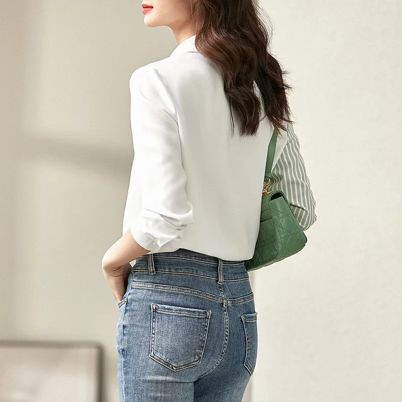 SENTUBILA Shirts Women's White With Stripes-2