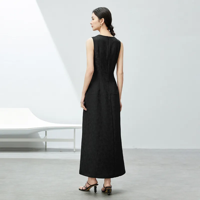 SENTUBILA Sleeveless Dress Women's Black-4