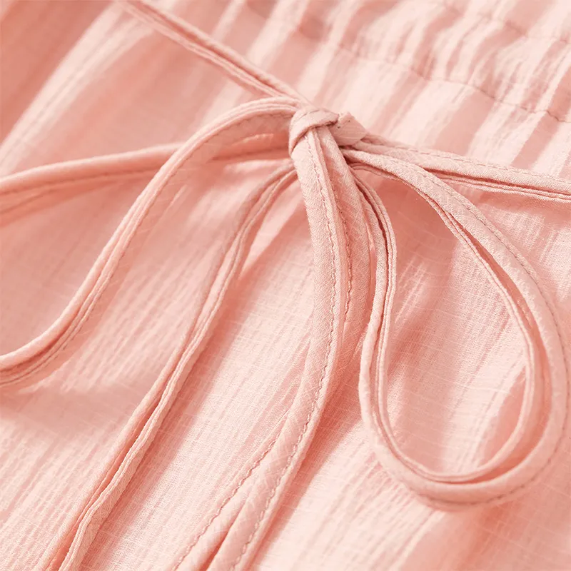 SENTUBILA Long Sleeved Dress Women's Peach Pink-6