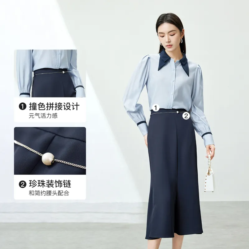 SENTUBILA Shirt Matching Sets Women's-10