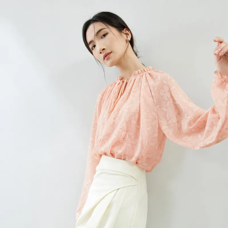SENTUBILA Chiffon Shirt Women's-4