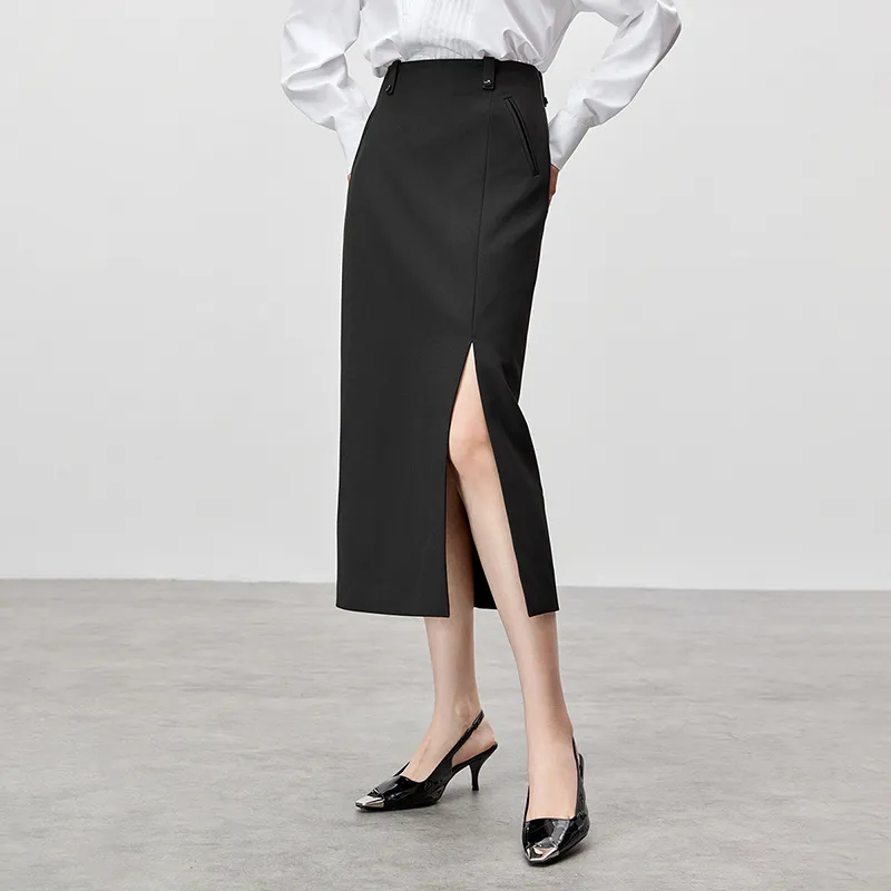 SENTUBILA Casual Long Skirts Women's-5
