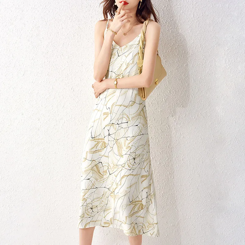 SENTUBILA Slip Dresses Women's-21
