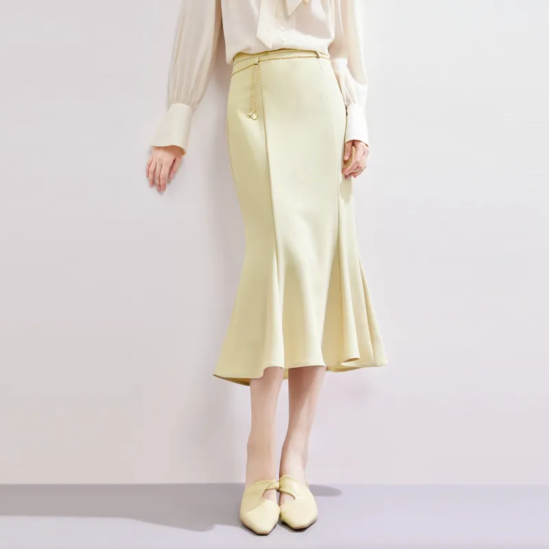SENTUBILA Casual Long Skirt Women's-9