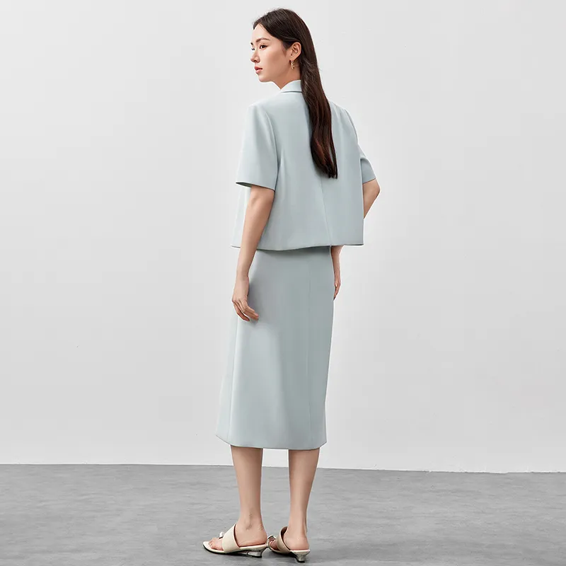 SENTUBILA Two Piece Skirt Sets Women's-2