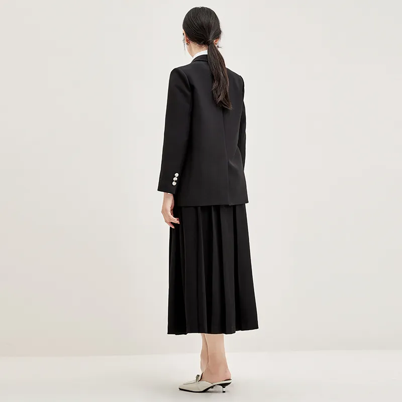 SENTUBILA Skirt Set Women's Black-2