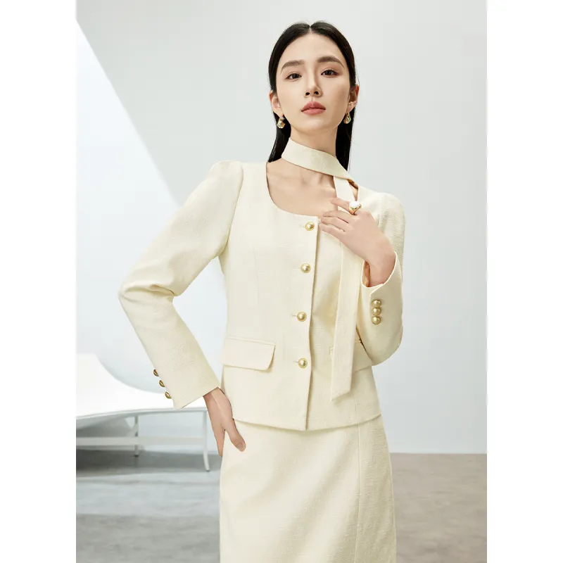 SENTUBILA Two Piece Skirt Sets Women's Cold Jade-4