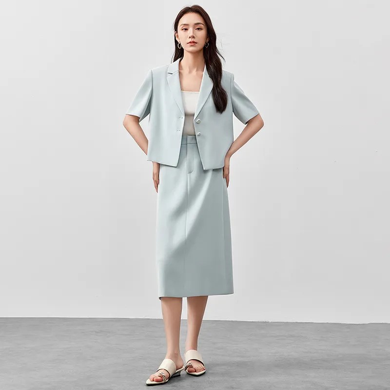 SENTUBILA Two Piece Skirt Sets Women's-1