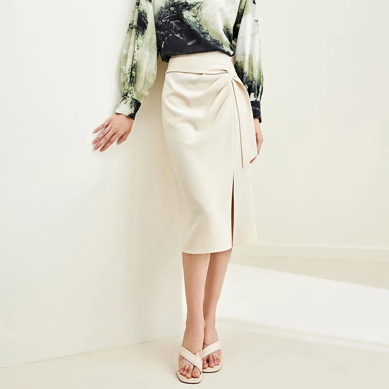 SENTUBILA Casual Long Skirts Women's-14