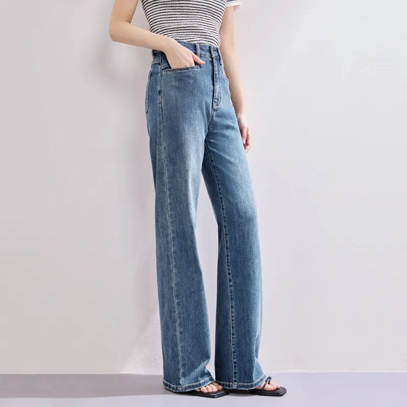 SENTUBILA Jeans Women's Denim Dark Blue-4