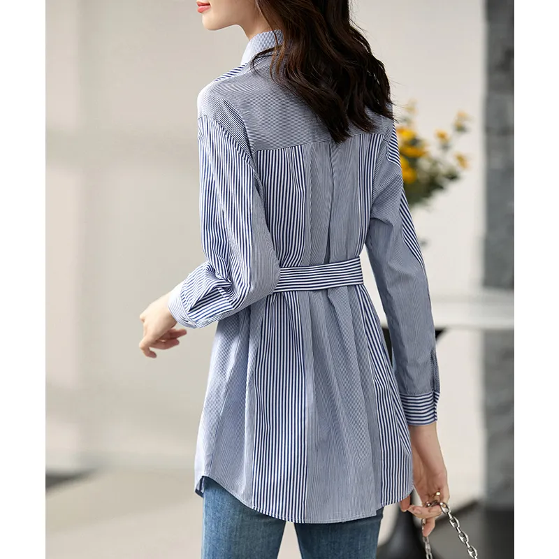 SENTUBILA Shirts Women's Sky Blue-4
