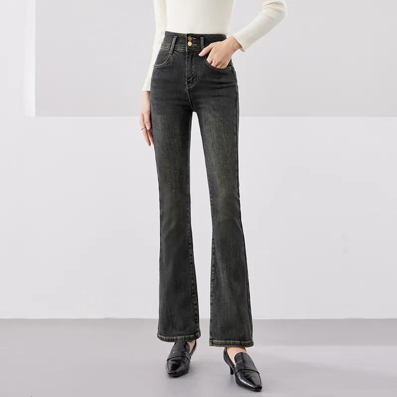 SENTUBILA Jeans Women's Blue Gray-4