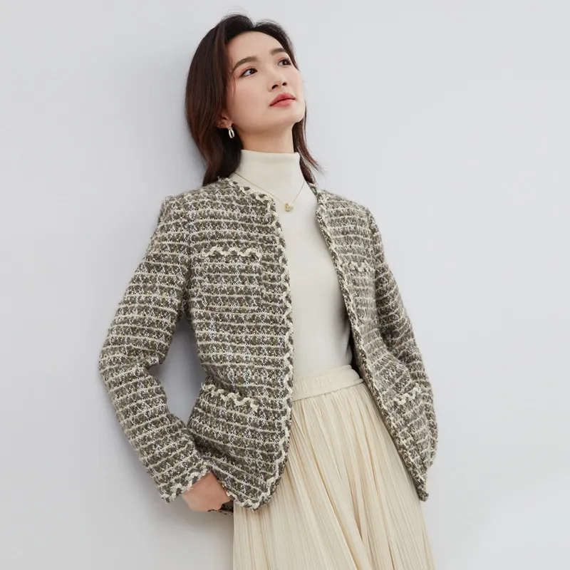 SENTUBILA Jackets & Coats Women's Charcoal Gray-4