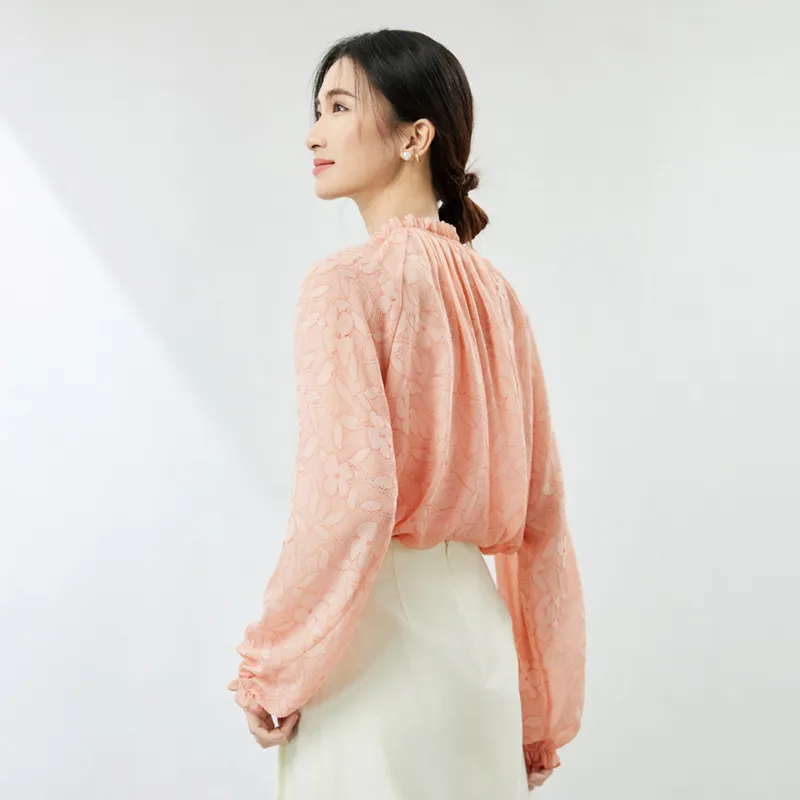 SENTUBILA Chiffon Shirt Women's-3