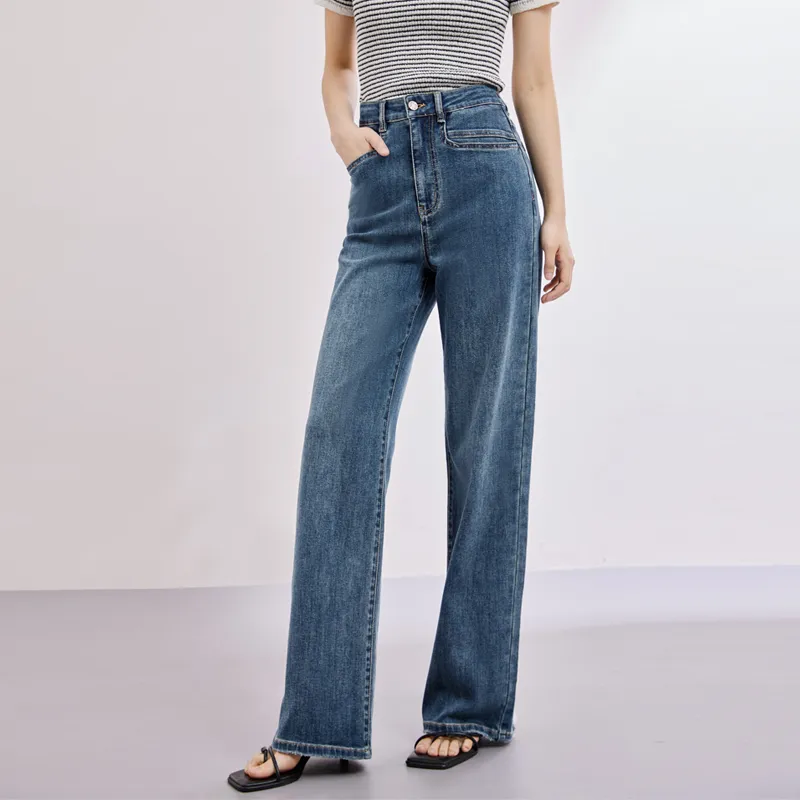 SENTUBILA Jeans Women's Denim Dark Blue-6