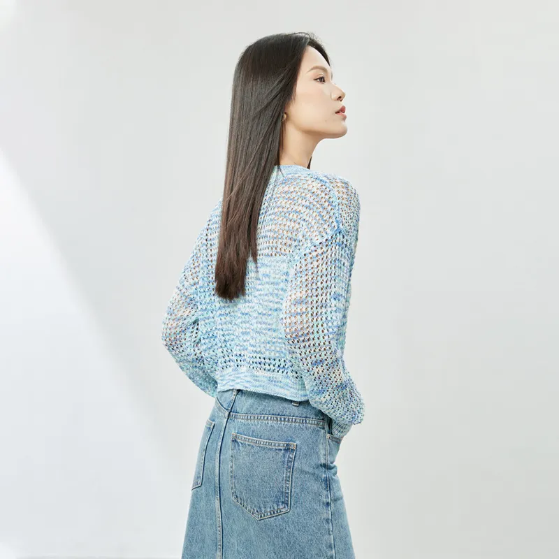 SENTUBILA Knitwear Women's Aquatic Blue-4