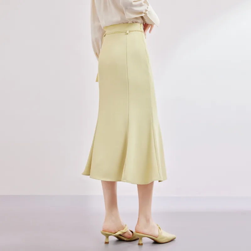 SENTUBILA Casual Long Skirt Women's-10