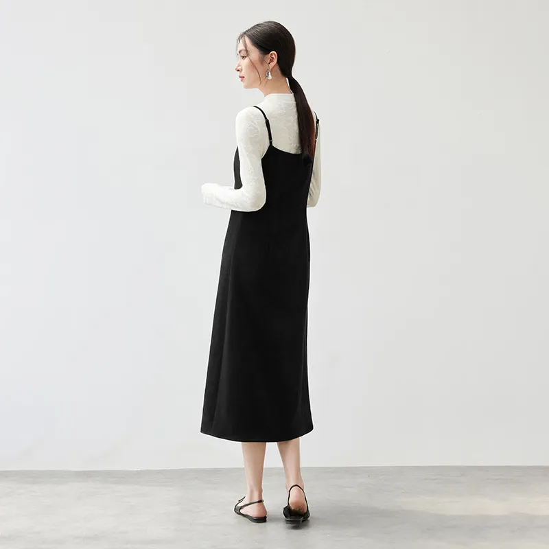 SENTUBILA Casual Suits Women's White & Black-4