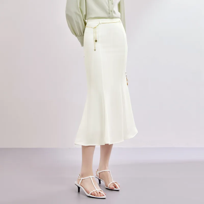 SENTUBILA Casual Long Skirt Women's-2