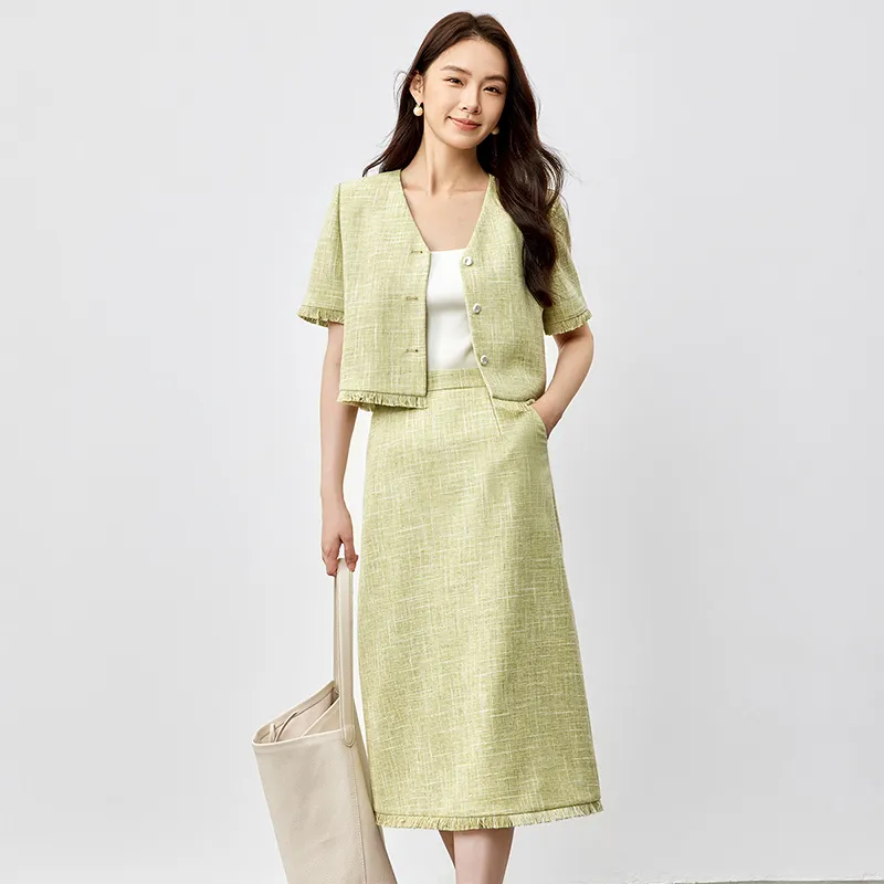 SENTUBILA Two Piece Skirt Sets Women's-6