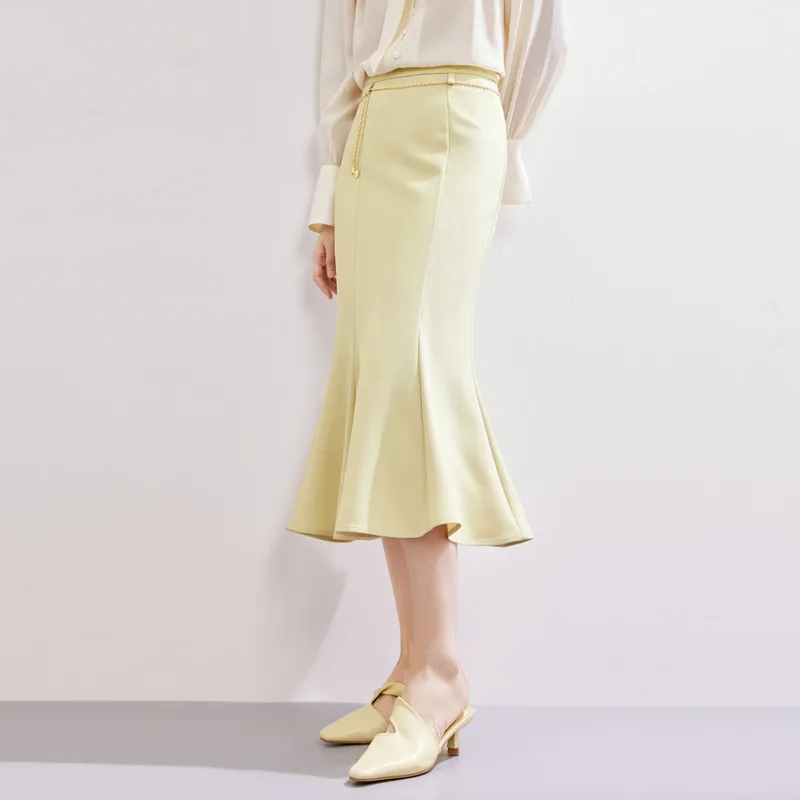 SENTUBILA Casual Long Skirt Women's-11