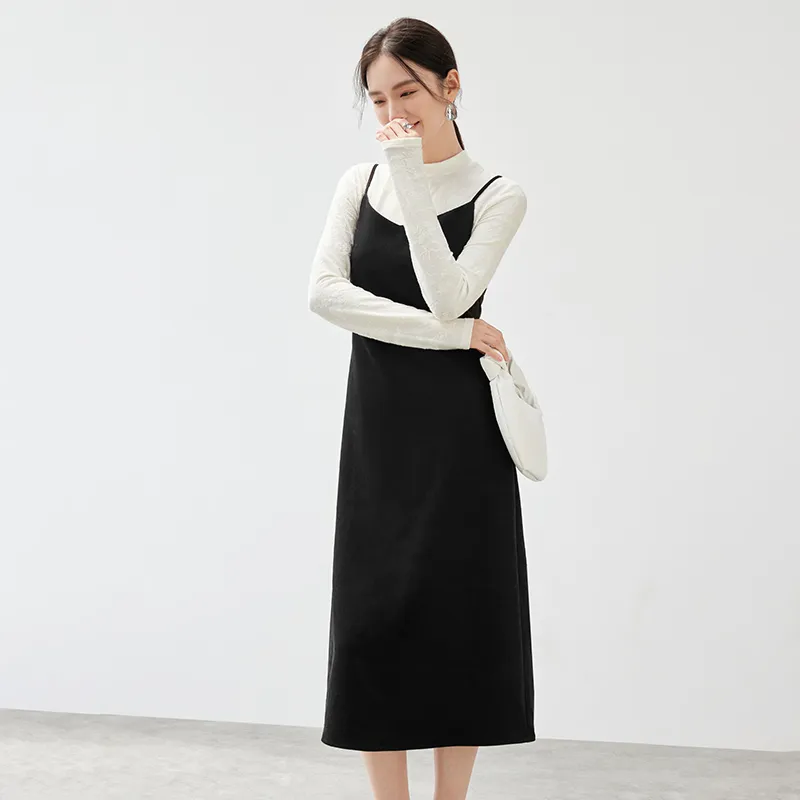 SENTUBILA Casual Suits Women's White & Black-2