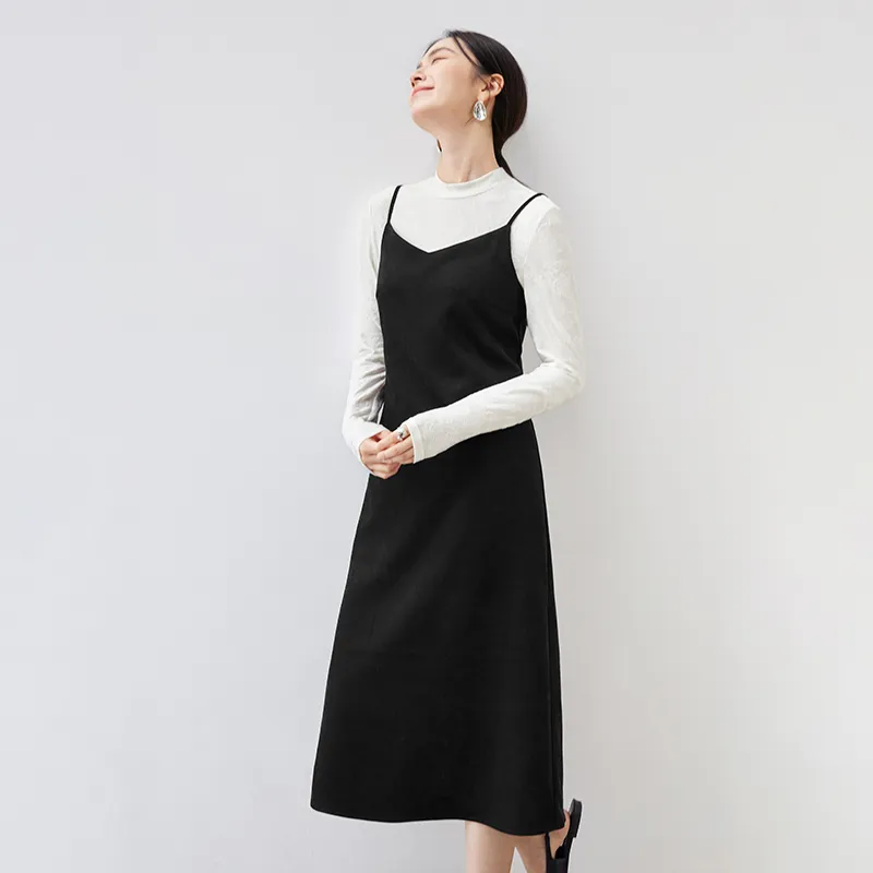 SENTUBILA Casual Suits Women's White & Black-3