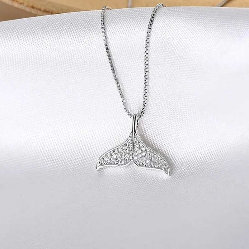 LONGFENG JEWEL S925 Silver Necklaces Women's-6