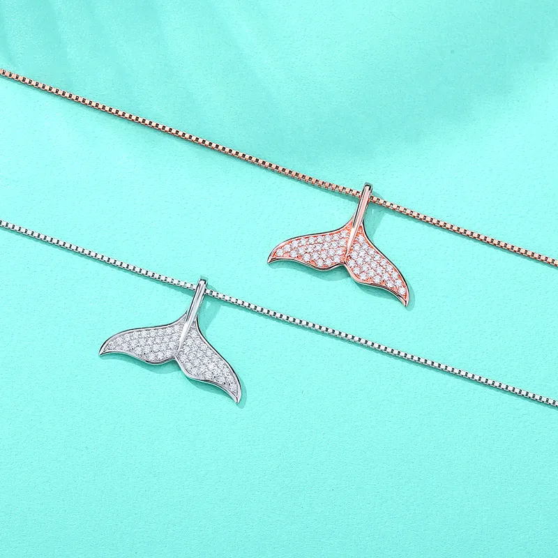 LONGFENG JEWEL S925 Silver Necklaces Women's-3