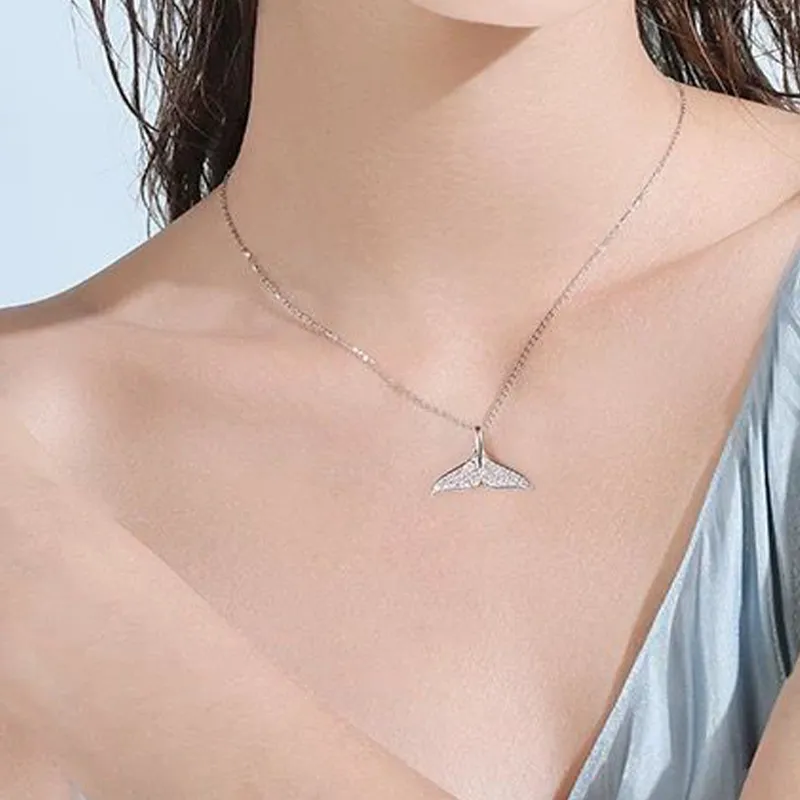 LONGFENG JEWEL S925 Silver Necklaces Women's-7