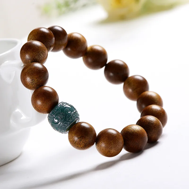 MARY WINDSOR Agarwood Precious Wood Bracelets Unisex-5