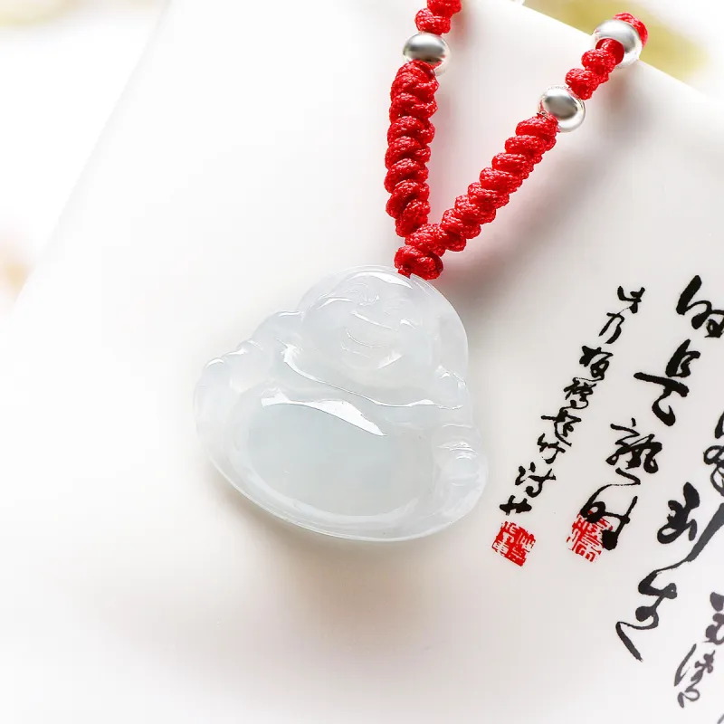 MARY WINDSOR Ice Type Jadeite Pendants Unisex-3