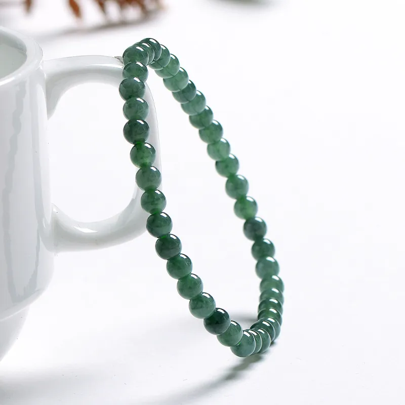 MARY WINDSOR Glutinous Jade Jadeite Bracelets Unisex-5