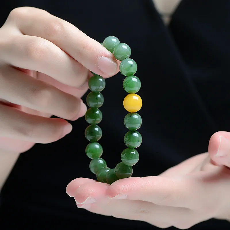 MARY WINDSOR Hetian Jade Bracelets Unisex Jasper-1