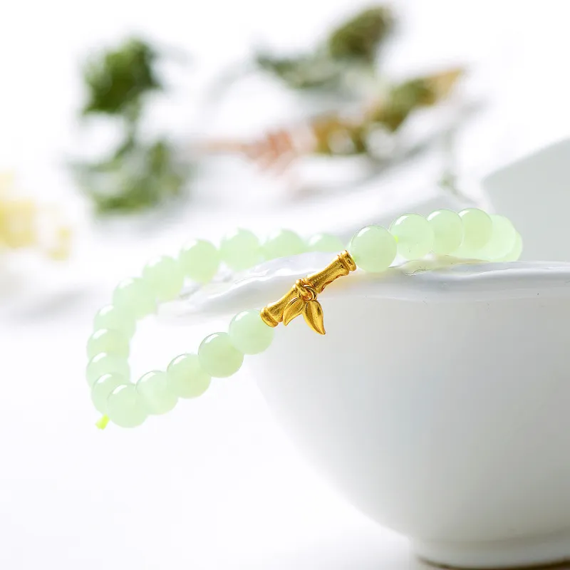 MARY WINDSOR Hetian Jade Bracelets Women's Pale Greenish White Jade-2