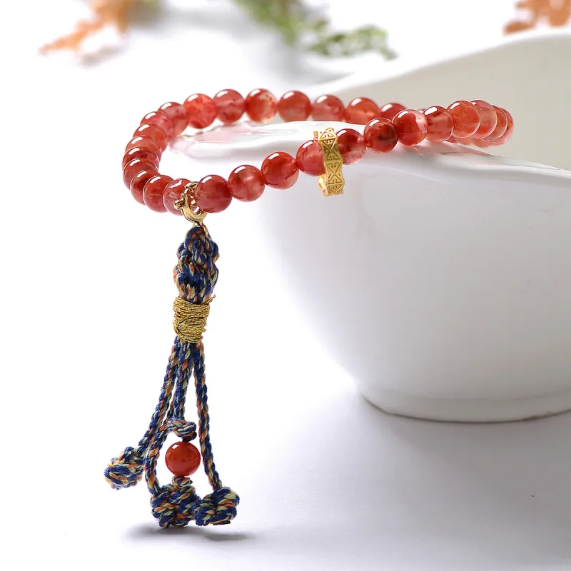 MARY WINDSOR South Red Agate Bracelets Unisex-5