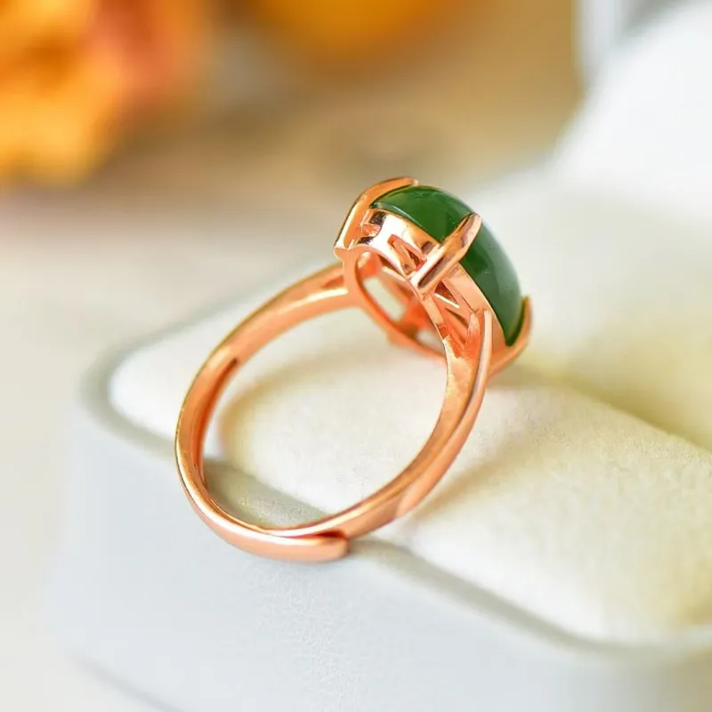 MARY WINDSOR Hetian Jade Rings Jasper Women's-5